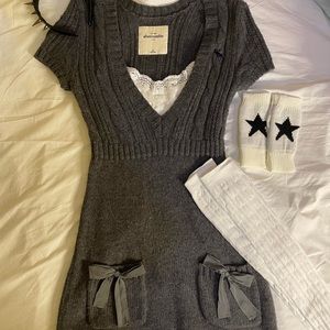 ♠️Y2k Abercrombie babydoll mini dress
